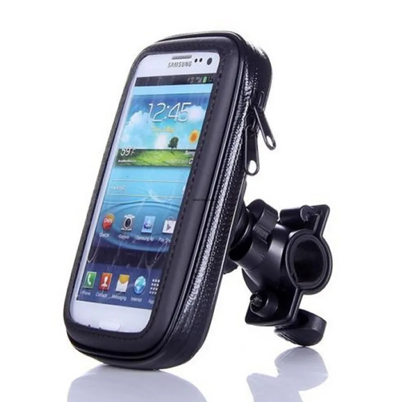 Мотоцикл держатель телефона Подставка мобильных мото велосипедная стойка для LG G6 samsung S7 htc Xiaomi 6 Универсальный держатель для велосипеда Водонепроницаемый сумка