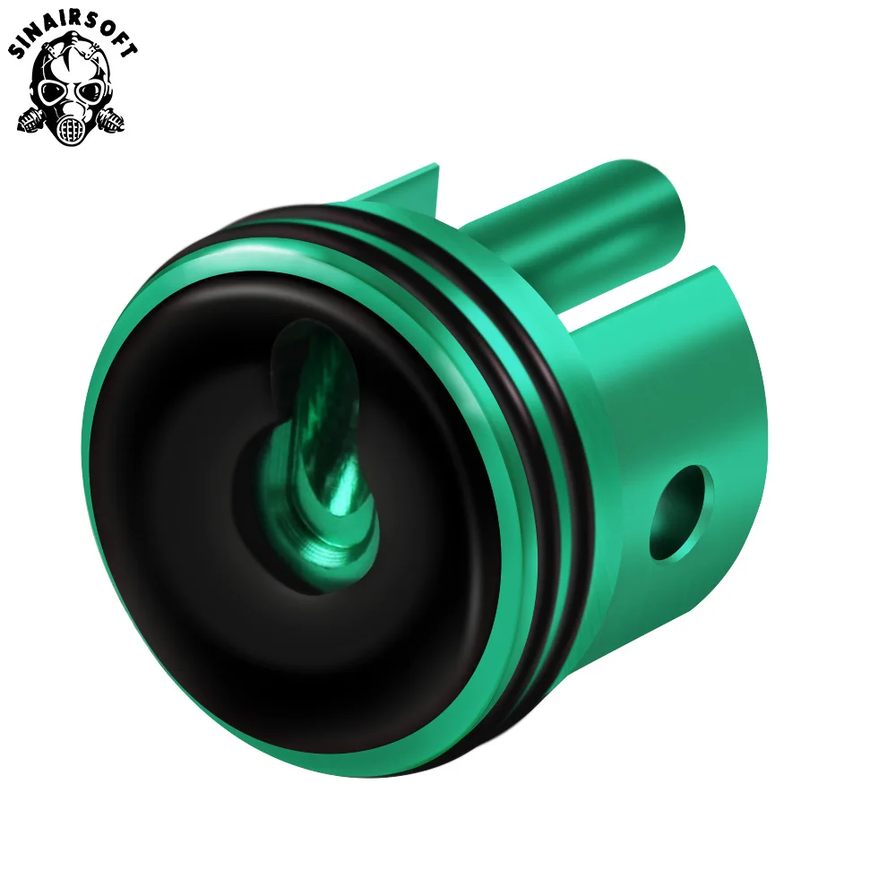 

SINAIRSOFT CNC Anodized Green Ultra Silent M14 Cylinder Head Fit Ver.7 Gearbox For Paintball Hunting Accessories