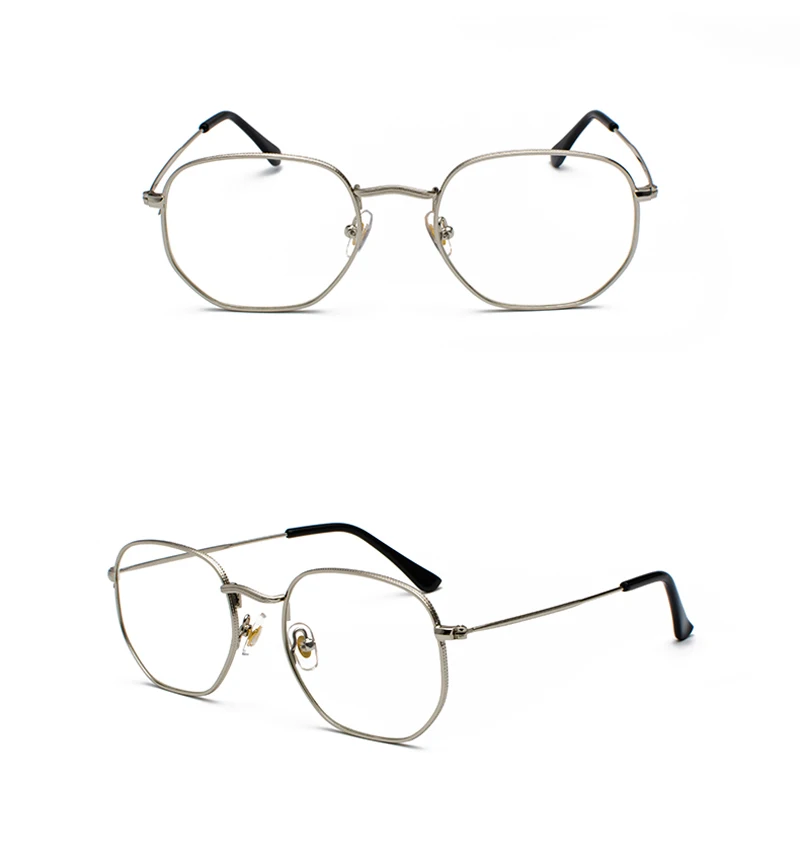 square eyeglasses frame for women clear lens detail (5)