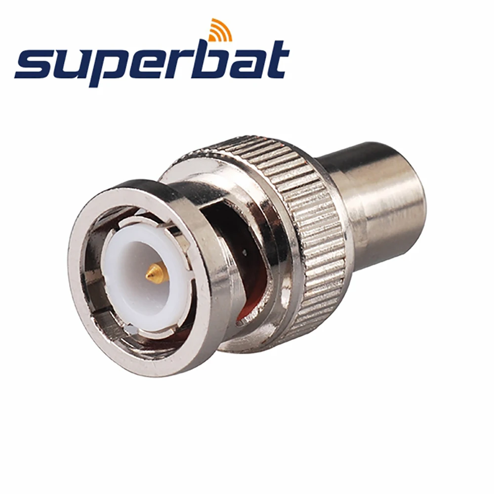 Superbat BNC-RCA Adapter RCA Jack to BNC Plug RF Coaxial Connector for Video Camera CCTV | Мобильные телефоны и