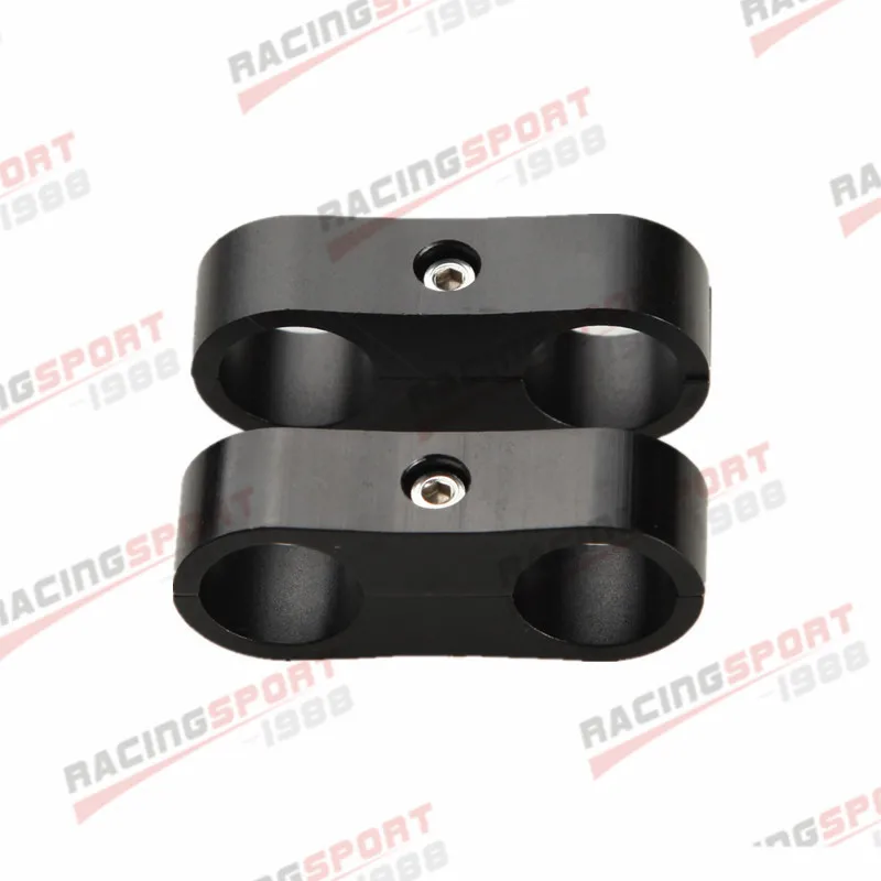 

2PCS -6AN AN6 AN-6 6AN 13.5mm Billet Fuel Hose Separator Fittings Adapter