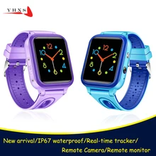 2018 New IP67 Waterproof Smart Safe Accurate Tracker Location SOS Call Remote Monitor SIM Card Watch Wristwatch  for Kids Son