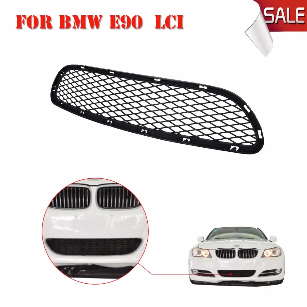 

For BMW 3-Series E90 LCI 318i 320i 325i 330i Front Bumper Lower Center Grille Cover Car Accessories Grills 51117198906 //