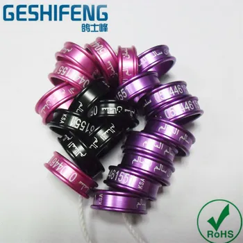 

600pc aluminum ring birds ring canary love birds burgerigar leg bands 2mm to 22mm size ring