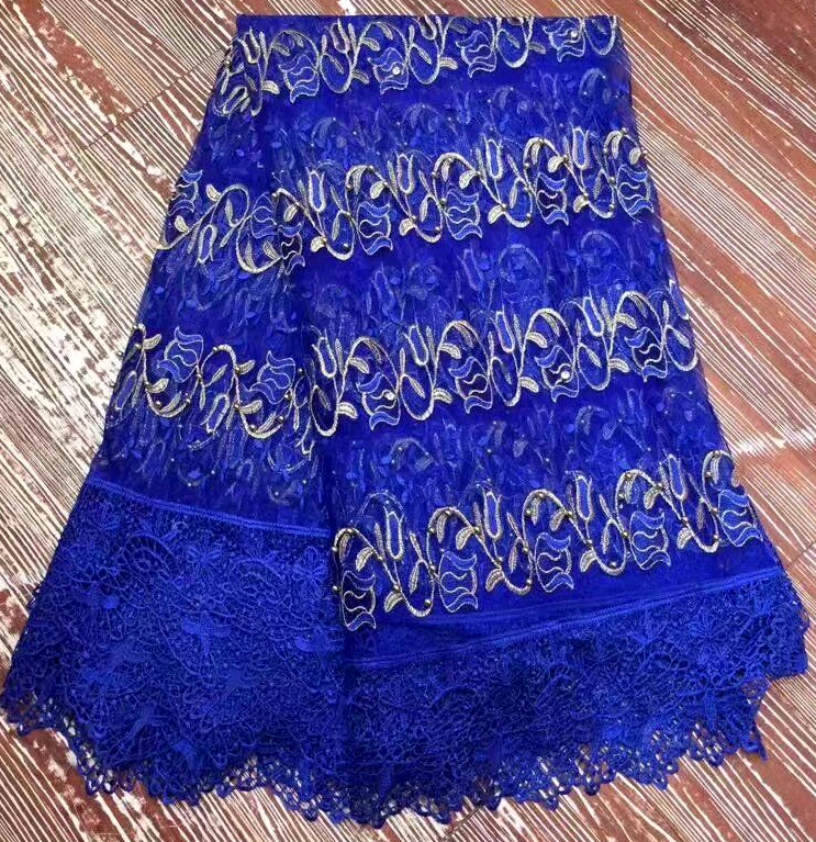 

African French Lace Fabric,High Quality 2017 Fashion Nigerian embroidery Lace For Wedding dress material in
