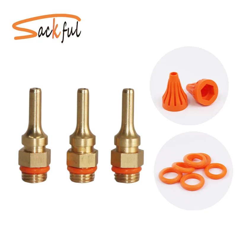 2x38mm 3x38mm Large Diameter Copper Nozzle Hot Melt Glue Gun Nozzle