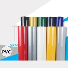 50 см* 300 см теплообменная виниловая железная виниловая ПВХ термопленка на ткани футболка Винил 20 ''x 118'' Цвет на выбор