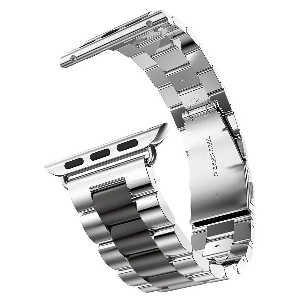 For Apple Watch Band 44mm 40mm 38mm 42mm Fashion Metal Sport Bracelet Stainless Steel Strap For iWatch Series 4 3 2 1 Watchbands For Apple Watch Band 44mm 40mm 38mm 42mm Fashion Metal Sport Bracelet Stainless Steel Strap For iWatch Series 4 3 2 1 Watchbands