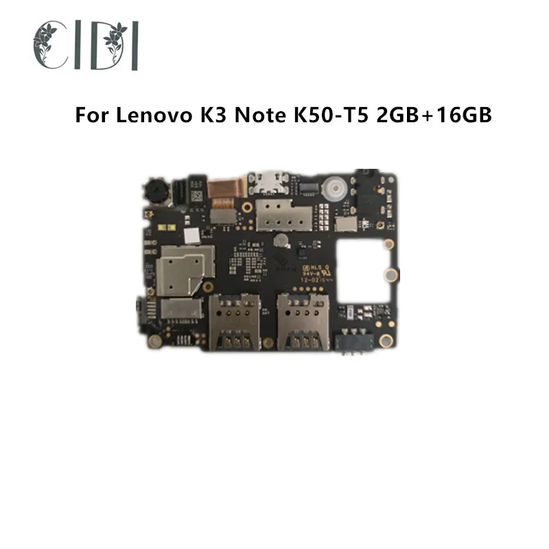 Бывшая в употреблении тестированная Рабочая плата CIDI для Lenovo K3 Note K50 T5 2 ГБ + 16 Гб