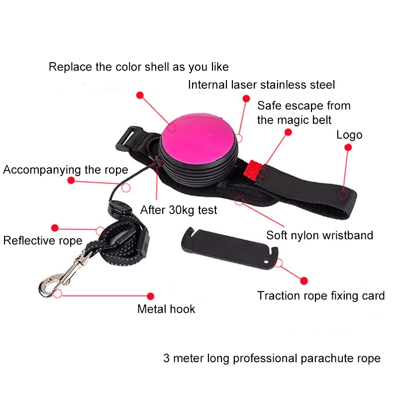 Best Glowing Dog Collar Harness Seat Belt Pet Dog Jogging Running Sport World s 1.ST Intelligent Hands Free Retractable Dog Leash