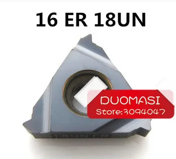 

10pcs 16 ER 18 UN ,Indexable Tungsten Carbide Threading Lathe Inserts for Threaded Lathe Holder,thread turning tool holders