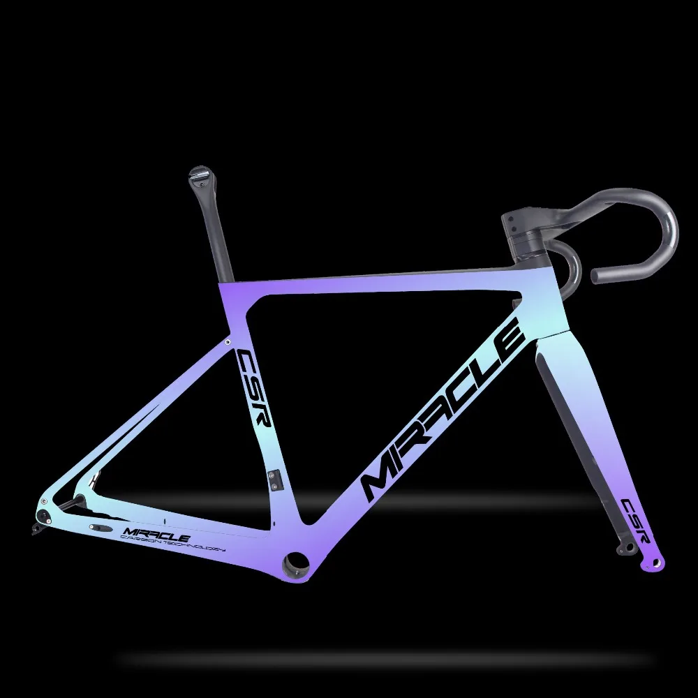 Clearance 2020 New design Carbon gravel Bike Frame,160mm Falt mount Disc brake T700 Carbon Bicycle Frame Frame 2