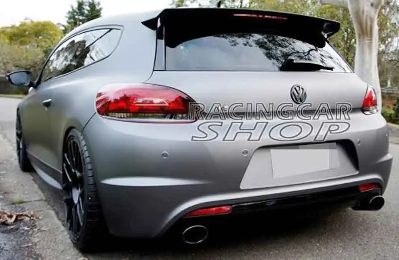 Неокрашенный VW Vortex стиль крыша багажника спойлер крыло для Volkswagen VW Scirocco 2009- V030F