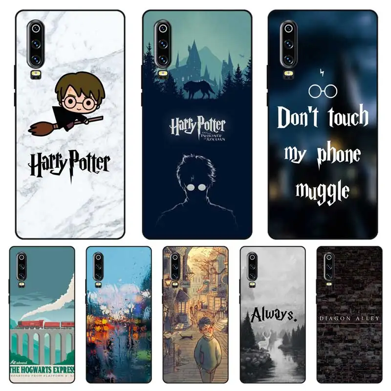 

N336 Harry Potter Scape Black Silicone Case Cover For Huawei P8 P9 P10 P20 P30 Lite Pro P Smart Plus 2017 2019