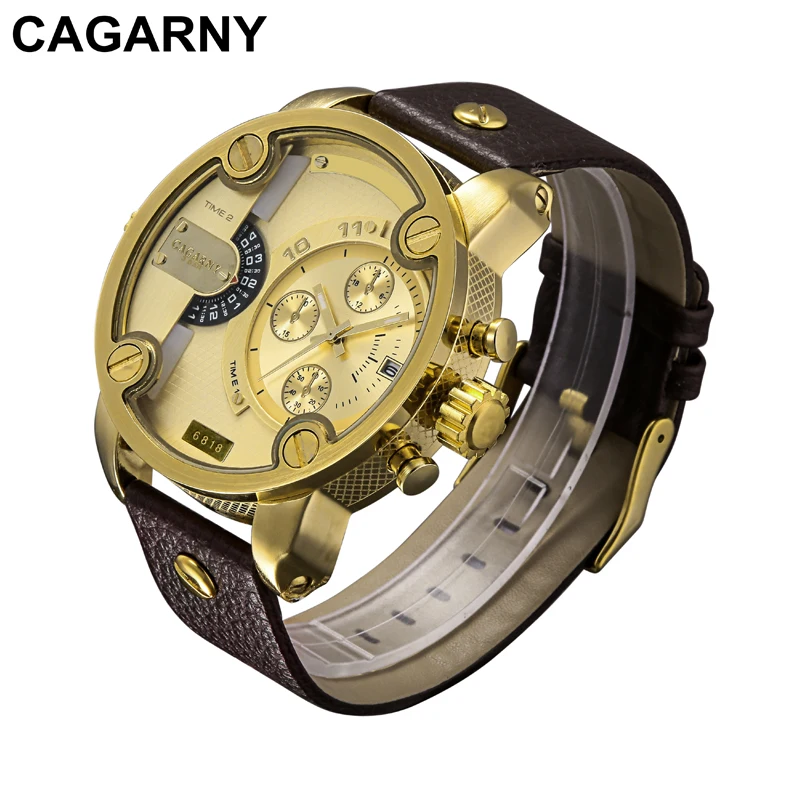  Cagarny Quartz-Watch Men Casual Men's Quartz Watches Golden Sport Russian Army Military Watch Man D