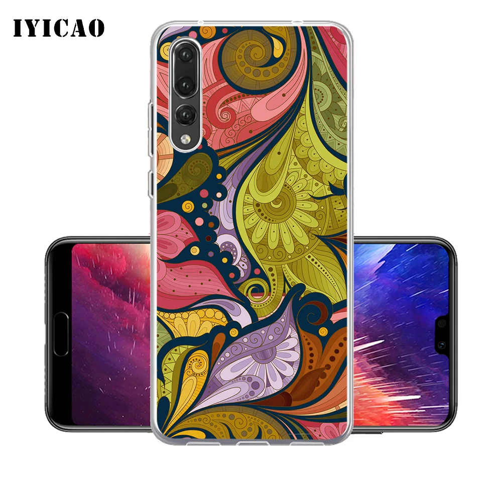 IYICAO разноцветный Мягкий силиконовый чехол для телефона Huawei P30 P20 Pro P10 P9 P8 Lite P Smart TPU