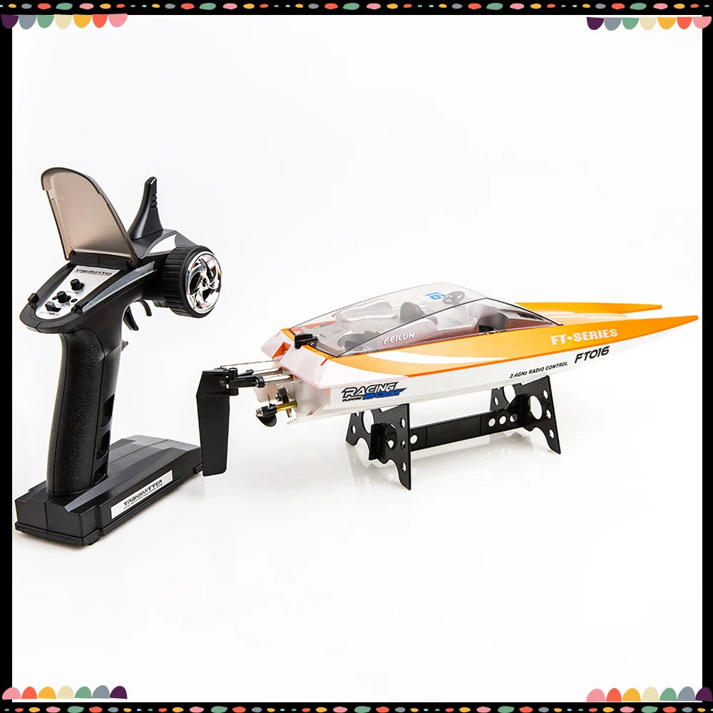 

Feilun FT016 High Speed RC Boat Racing Remote Control Boat 2.4G Boat Built-in Water Cooling System Speedboat Toys For Kids