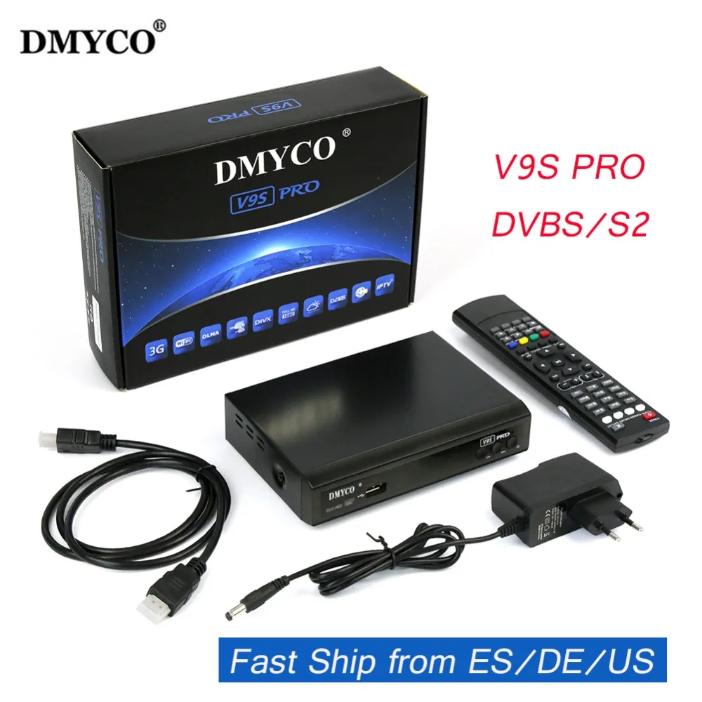 [Натуральная] Новые V9S PRO DVB S2 спутниковый ресивер Поддержка ключ powervu biss Newcam YouTube