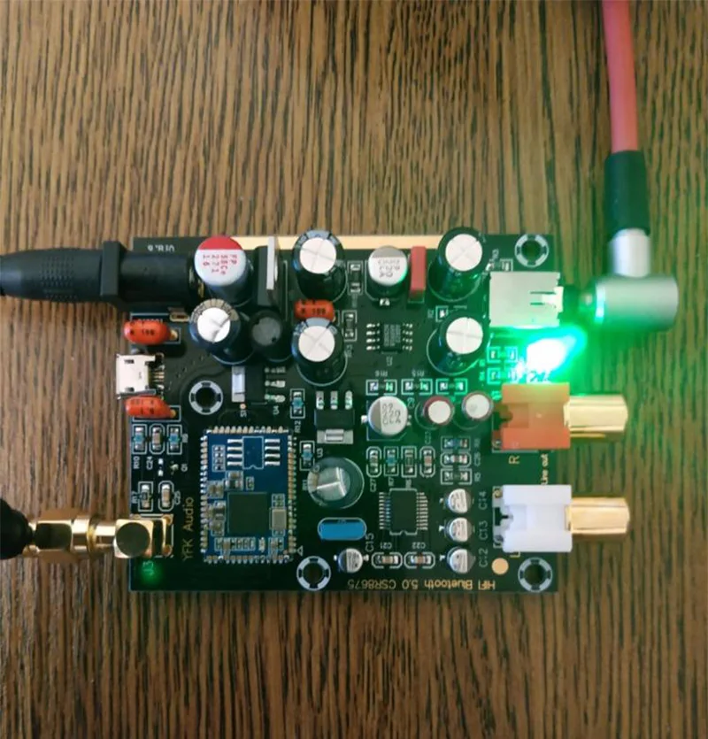 CSR8675 Bluetooth 5,0 приемник плата PCM5102A ies DAC декодер плата LDAC беспроводной аудио модуль поддержка 24 бит с антенной