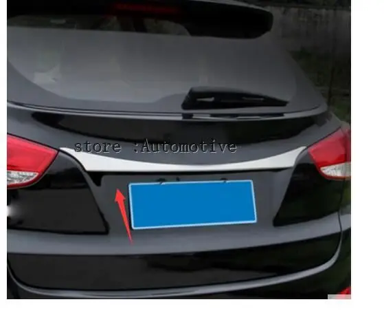 

car styling 2010-2012 for Hyundai ix35 stainless steel Chrome Rear Trunk Lid Cover Trim