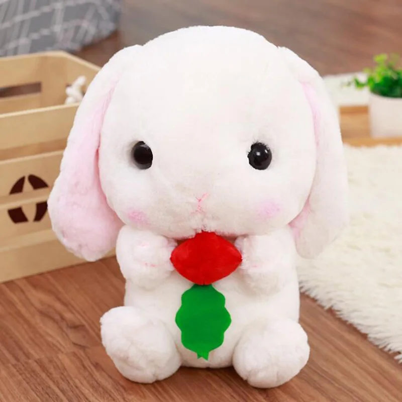 Мягкий чучело кролика животных Lop кролик плюшевые игрушки милый кролик Дети пушистая кукла обувь для девочек на день рождения