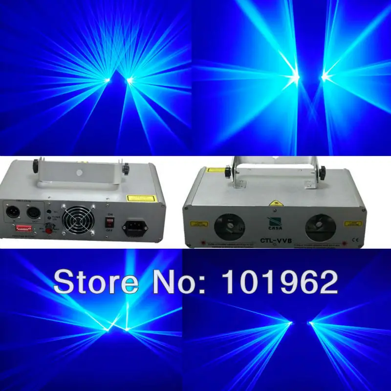 

New hight power stage light 1500mw 450nm blue double stage lighting dj equipment laser show system