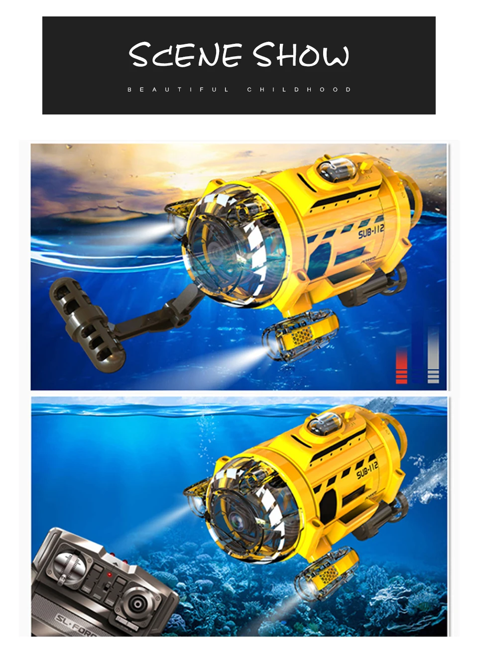 Дизайн RC мини-модели подводных лодок до 4M под водой Детские Обучающие Инструменты подарки на день рождения игрушки на дистанционном управлении для детей