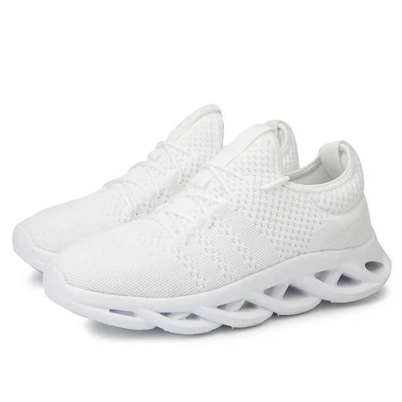 Fly Fabric Male Shoe White Sneakers Leisure Run Shoe Casual Platform Shoes Men Masculino Adulto Zapatos De Hombre Trainers