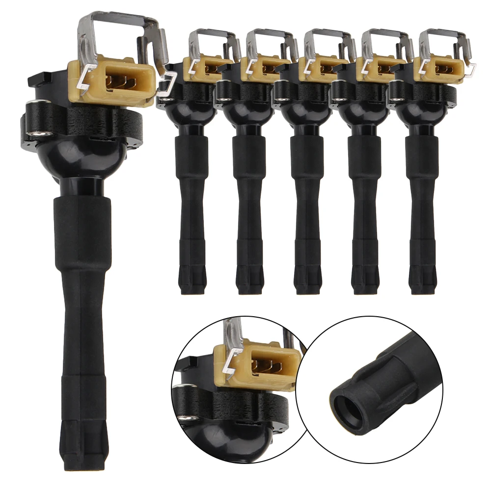 CARBOLE 6 шт. катушки зажигания C1239 UF354 подходит для BMW 1994 2005 различные 12137599219 мкФ 300