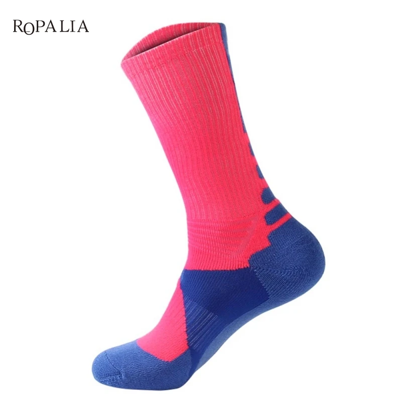 Модные Теплые повседневные махровые носки ROPALIA, 1 пара, Компрессионные Мужские термоноски из хлопка