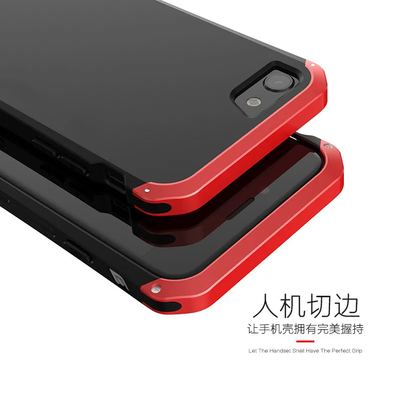 المعادن صدمات حقيبة لهاتف أي فون xs ماكس حالة الألومنيوم الإطار الصلب PC كوكه تغطية ل iphone 5 5s 6 6s 7 8 زائد x Xr Xs ماكس fundas