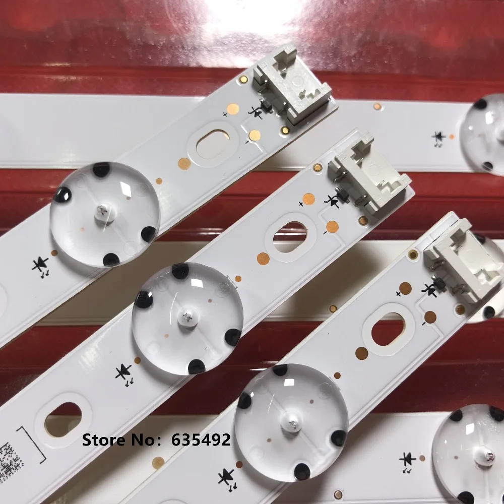 2 шт. светодиодный Подсветка полосы для LG 49 "V15 SA UD ТВ 6922L-0163A 49UF8507 49UF8500 6916L2086B 6916L2087B LC490EQE XH F1 49UF8507