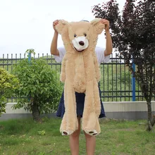 100 см Американский гигантский медведь корпус Мишки Тедди Медвежья шкура высокое качество низкая цена популярные подарки на день рождения для девочек детская игрушка
