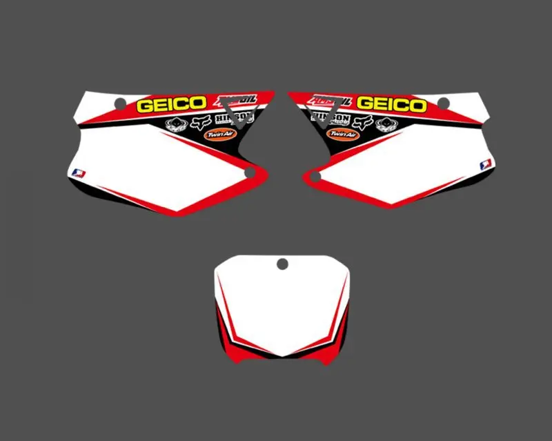 0177 новый стиль наклейки для команды графические Honda CR125 CR250 2000 2001 CR 125 250|team decals|decal