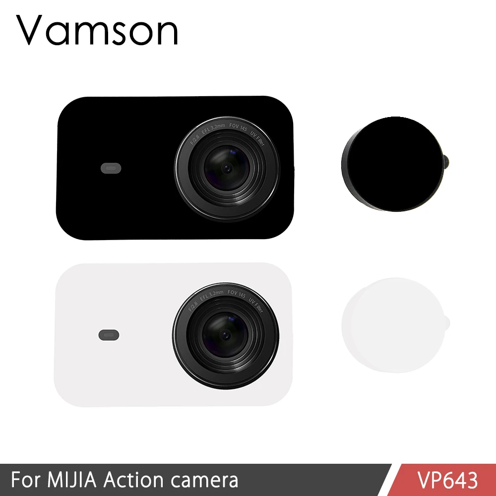 Силиконовый защитный чехол Vamson для Mi Jia аксессуары Xiaomi пылезащитный камеры MiJia 4K