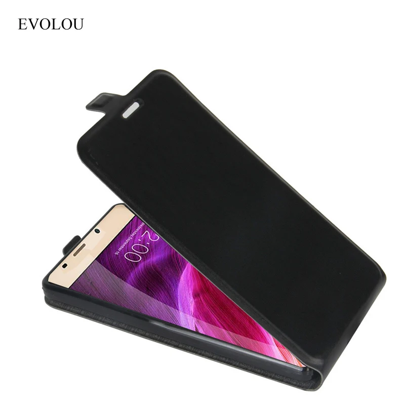 

EVOLOU Leather Case For Leagoo M8 Back Cover Luxury Vertical Flip Cover for Leagoo M8 Pro 5.7" Phone Case & Bag Holster Fundas