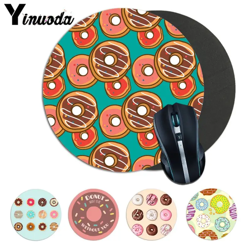 

Yinuoda New Designs Just Donuts Rubber PC Computer Gaming mousepad Computer Laptop Decorative desktop mouse mat anime