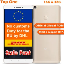 Original Xiaomi Mi MAX Mobile Phone Snapdragon 650 Hexa Core 3GB RAM 32GB ROM 6.44" 4850mAh google play MIUI Fingerprint ID(China (Mainland))