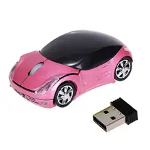 Автомобильный ноутбук в форме 1000 dpi USB 2,4G беспроводной оптический режим Plug and play, не нужен драйвер. 3,0 V Мышь 13mA