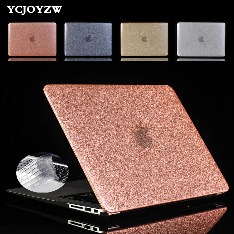 

YCJOYZW Shine Laptop Case For MacBook Air 13 Pro Retina 11.6 12 13.3 15.4 for MAC book New AIR 13 Pro 13 15 inch with Touch Bar