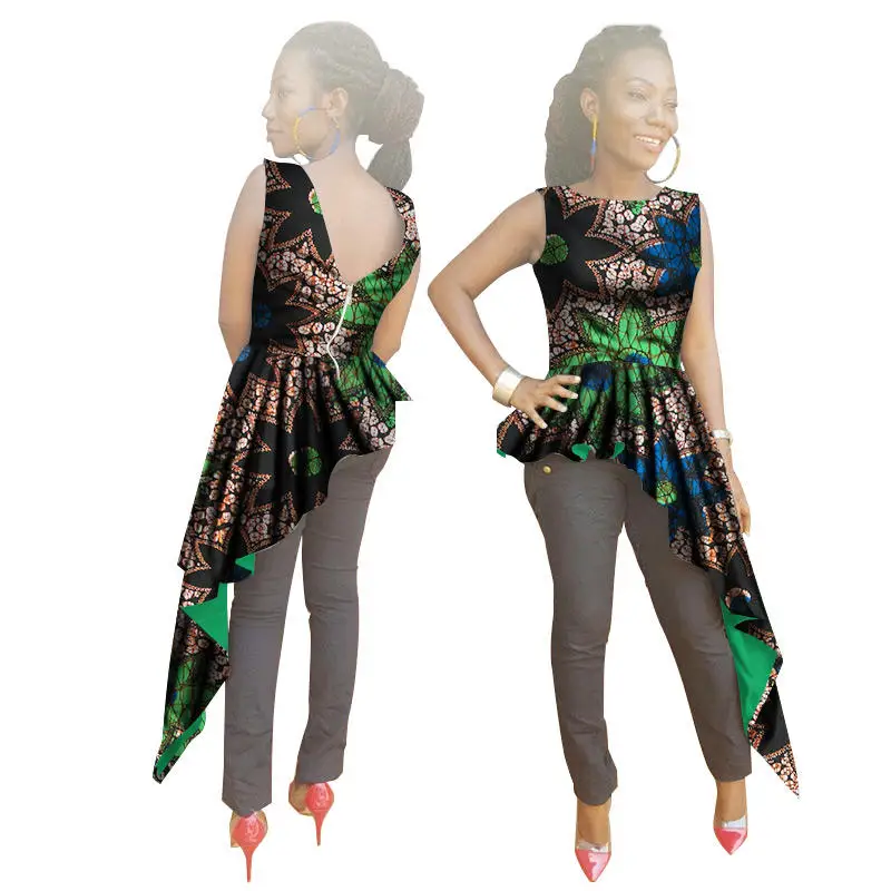 2018-summer-print-Dresses-sleeveless-robe-africaine-dashiki-african-dresses-for-women-O-Neck-cotton-african(20)