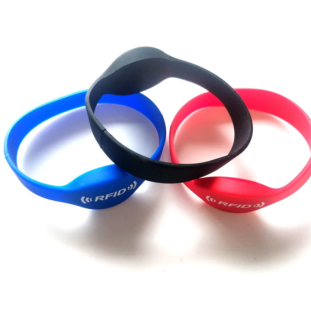 

1pcs Silicone RFID Wristband Bracelet proximity 125KHZ T5577 Writable Blank Card Watch Tags Access Control