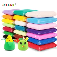 24 Colors 50G/Bag 3D Soft Fluffy Foam Plasticine Clay Slime DIY Soft Cotton Slime Education Craft Antistress Toys for Children