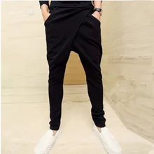 M~ 4XL новая мужская одежда плюс размер Модный досуг поддельные две части тонкие ноги, Галифе