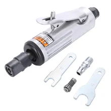 1/4 Pneumatic Die Grinder Air Die Grinder Grinding Mill Engraving Tool Polishing Machine for Pneumatic Tools yg326 6 8 kgf cm2 0 30 m3 min 25000 rpm 1 4 air die grinder pneumatic polisher stone abrasive wheel grinding tool quick chuck