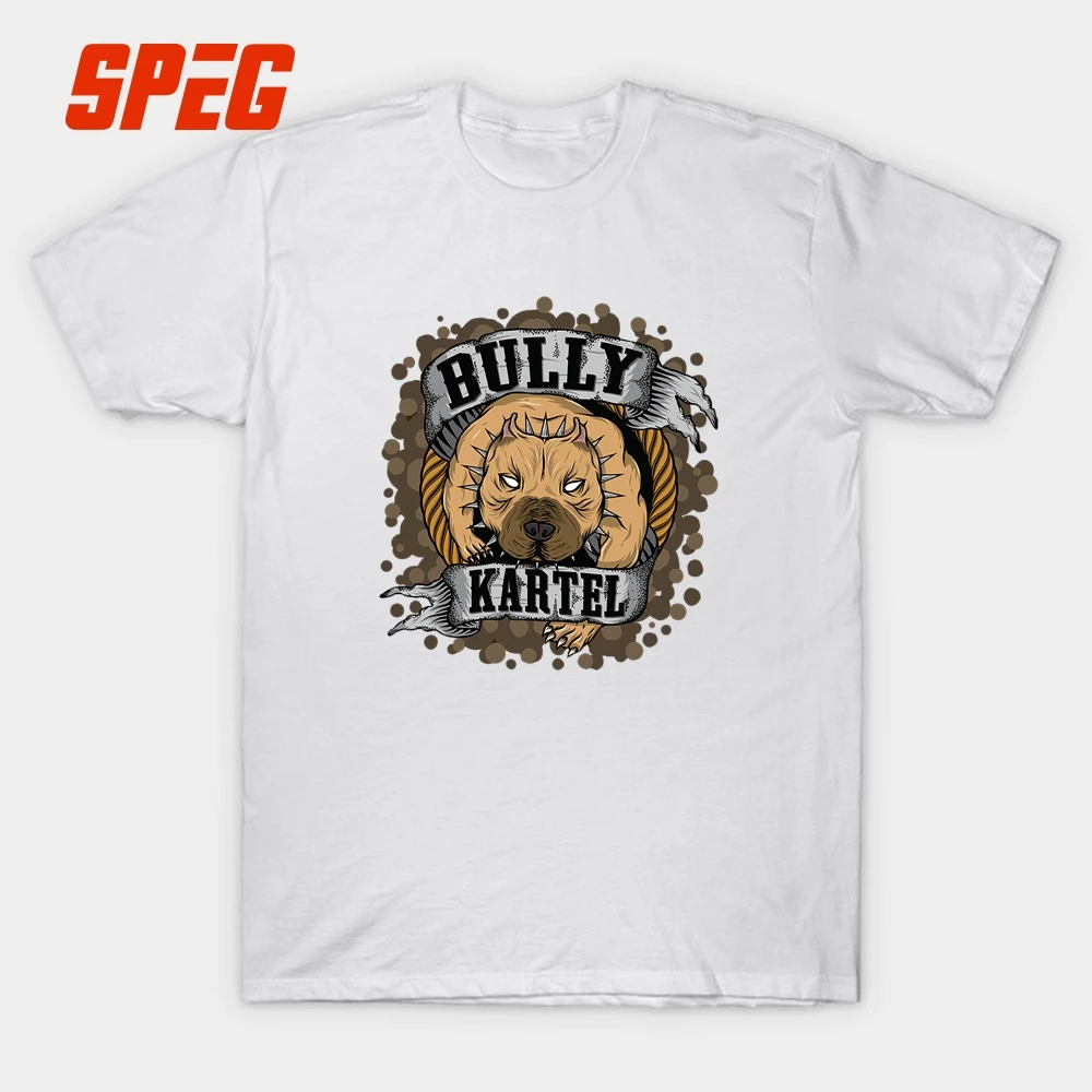 T Shirt American Bully Dogs Kartel Teenage Organnic Cotton Short Sleeve