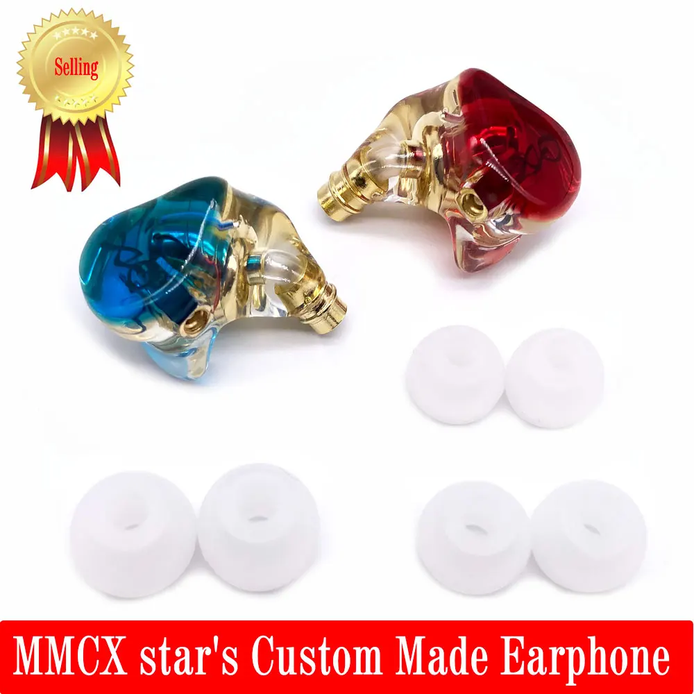 

Custom Made MMCX Noise Canceling star's Earphone Headphone Replaceable Headset MMCX Cable For Shure SE215 SE535 SE846 UE900