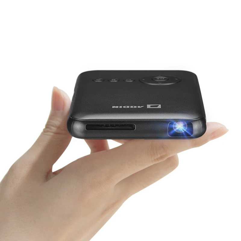 Aodin M6S 32 г DLP мини-проектор WI-FI светодио дный Портативный проектор HD домашний Театр Android карманный проектор HDMI в смартфоне