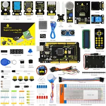 ВЫСОКОЕ КАЧЕСТВО и ГОРЯЧЕЙ ПРОДАЖУ! новый Keyestudio Супер Стартер Обучение Kit/Starter Kit для Arduino С МЕГА 2560R3 + PDF