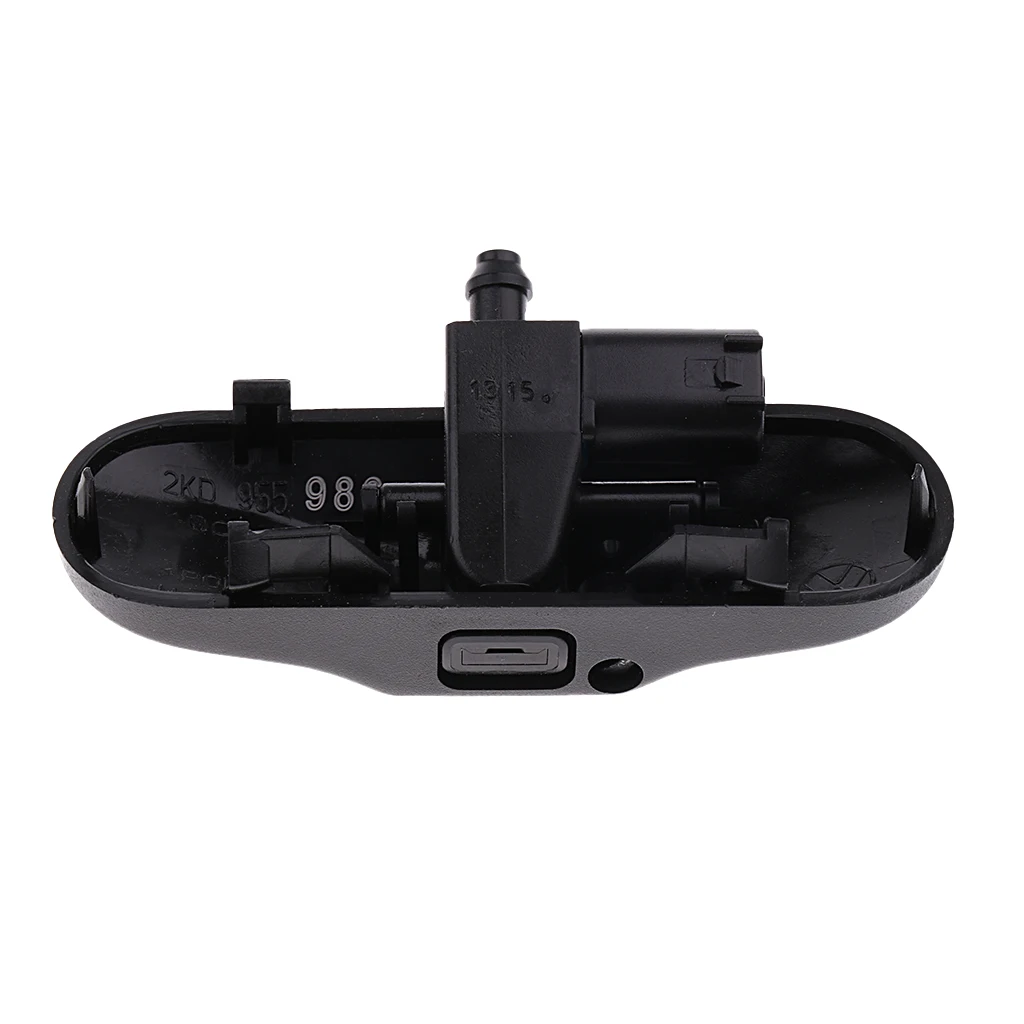 Black Windshield Wiper Water Jet Spray Washer Nozzle for Audi Q3 A3 Q7 A5 A6L Q5